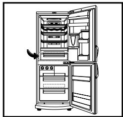 LG-GOLDSTAR GR 4398 BV - Positionnement du contrôleur de température - 3