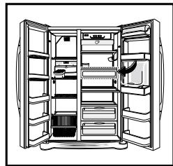 LG-GOLDSTAR GR 4398 BV - Positionnement du contrôleur de température - 4
