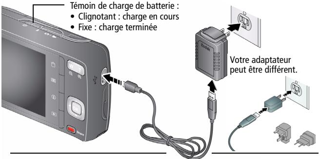 KODAK M530 - Charger la batterie - 1