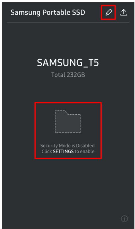 SAMSUNG SSD 2.5 250 GB T5 BLUE - Écran d'accueil - 1