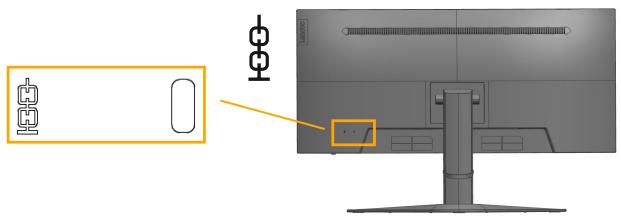 LENOVO ECRANGS4W-10 - Fente de verrouillage du câble - 1