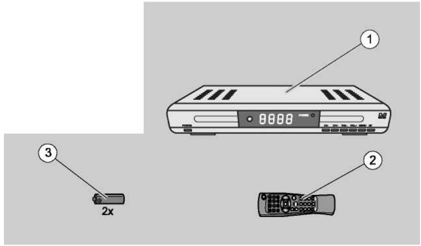 VISIOSAT TVS4300 2CI - Éléments fournis - 1