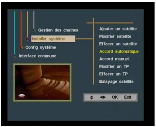 VISIOSAT TVS4300 2CI - Recherche automatique sur le nouveau satellite - 1