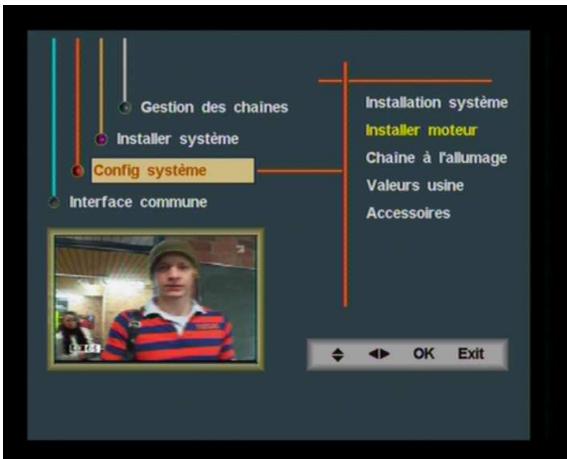 VISIOSAT TVS4300 2CI - Réglage du moteur diseqc - 1