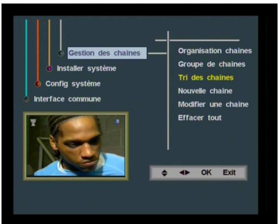 VISIOSAT TVS4300 2CI - Tri des chaînes - 1