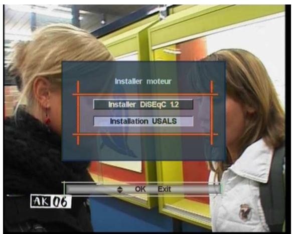 VISIOSAT TVS4300 2CI - Réglage du moteur diseqc - 2