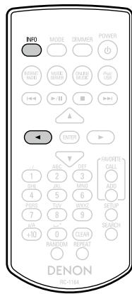 DENON DNP-F109 SP SILVER - Utilisation de la télécommande - 3