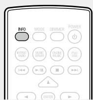 DENON DNP-F109 SP SILVER - Pendant la lecture, appuyez sur INFO. - 1