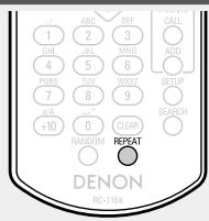 DENON DNP-F109 SP SILVER - Appuyez sur REPEAT. - 1