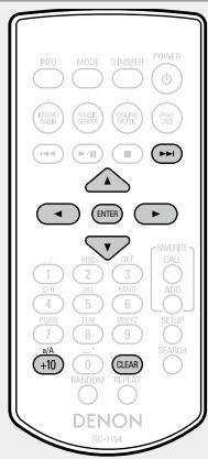 DENON DNP-F109 SP SILVER - Utilisation des curseurs - 1