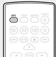 DENON DNP-F109 SP SILVER - Pendant la lecture, appuyez sur INFO. - 1
