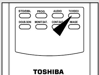 TOSHIBA V752EF - Basculez entre les modes TV et VCR - 1