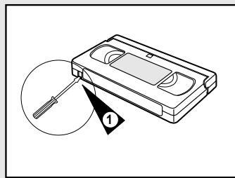 TOSHIBA V752EF - Protégez une cassette enregistrée - 1