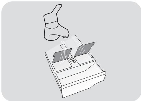 CANDY CSWS485TWM - Nettoyage des bacs - 2