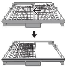 THOMSON TDW4316SL - Loading the Cutlery Rack - 5