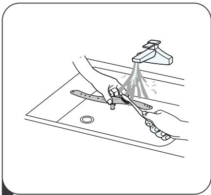 THOMSON TDW4316SL - Cleaning the spray arms - 3