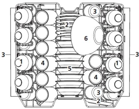 THOMSON TDW4316SL - Upper basket - 1