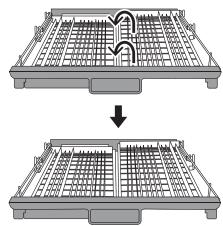 THOMSON TDW4316SL - Loading the Cutlery Rack - 4