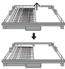 THOMSON TDW4316SL - Loading the Cutlery Rack - 6
