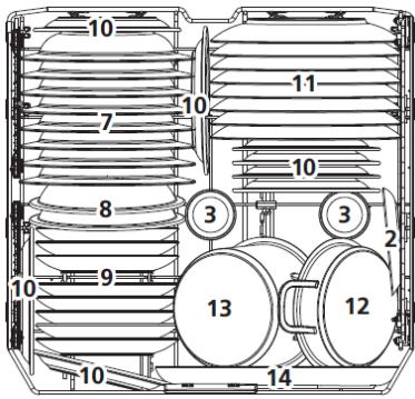 THOMSON TDW4316SL - Lower basket - 1
