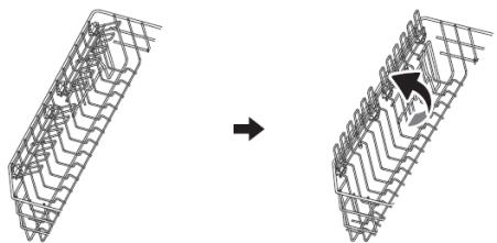 THOMSON TDW4316SL - FOLDING THE CUP RACK - 1
