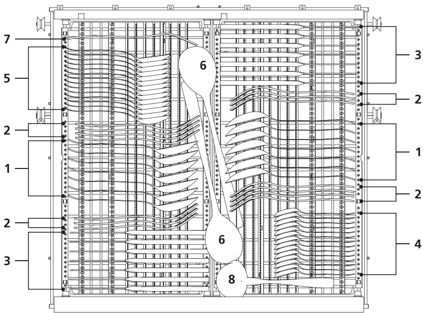 THOMSON TDW4316SL - Loading the Cutlery Rack - 1