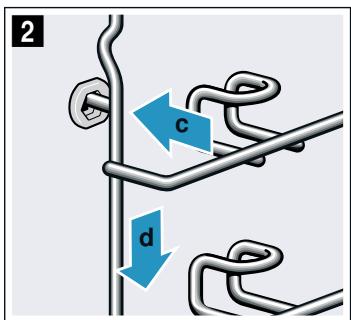 NEFF FOURB55CR22N0 - Accrocher les supports - 2