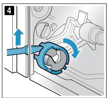 NEFF FOURB55CR22N0 - Décrocher la porte de l'appareil - 4