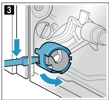 NEFF FOURB55CR22N0 - Décrocher la porte de l'appareil - 3