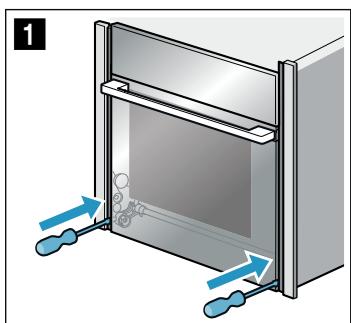 NEFF FOURB55CR22N0 - Décrocher la porte de l'appareil - 1