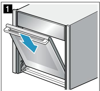 NEFF FOURB55CR22N0 - Accrocher la porte de l'appareil - 1