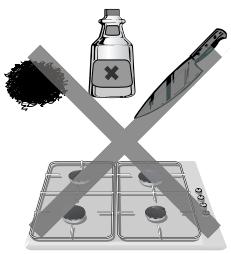BOSCH PCD 615 FEU INOX - En ce qui concerne le nettoyage et la conservation: - 1