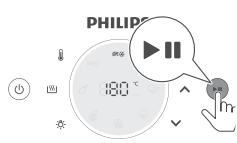 PHILIPS NA21100 - Branchez la fiche sur la prise murale. - 5