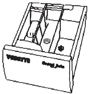 VEDETTE VLF7125BLANC - Chargement des produits de lavage - 1