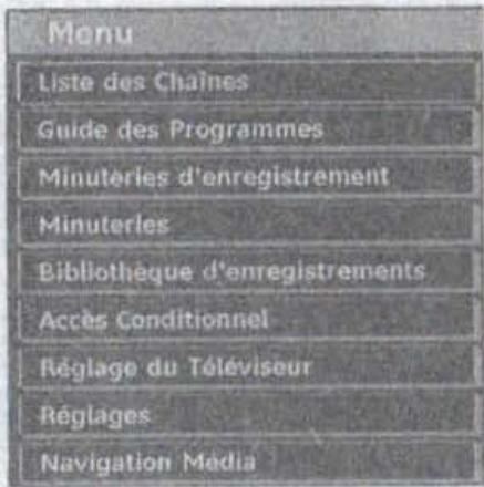 WINDSOR WD 1911 T /MPEG2 - Système de menu IDTV - 1
