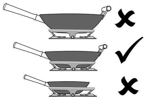 FALCON KCH9ODFIV/CEU IVOIRE - Support spécial de wok (option) - 1