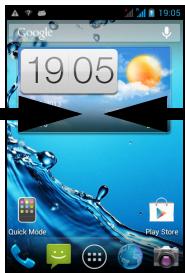 ACER LIQUID Z2 NOIR - L'écran d'accueil étendu - 3