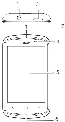 ACER LIQUID Z2 NOIR - Vues - 1