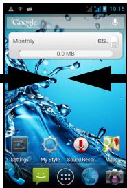 ACER LIQUID Z2 NOIR - L'écran d'accueil étendu - 2