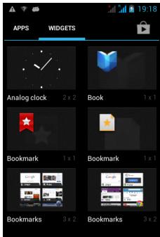 ACER LIQUID Z2 NOIR - Ajouter et supprimer des raccourcis et widgets - 1