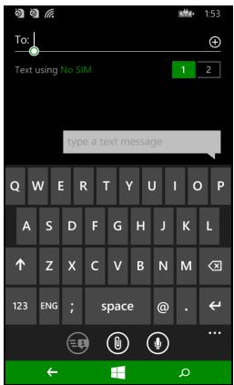 ACER LIQUID M220 LS NOIR - Créer un nouveau message - 1