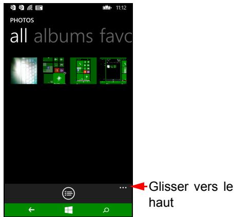 ACER LIQUID M220 LS NOIR - Menu supplémentaires - 1