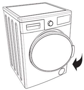 TECNOLEC TLS 75 - Chargement du linge dans le lave-linge - 1