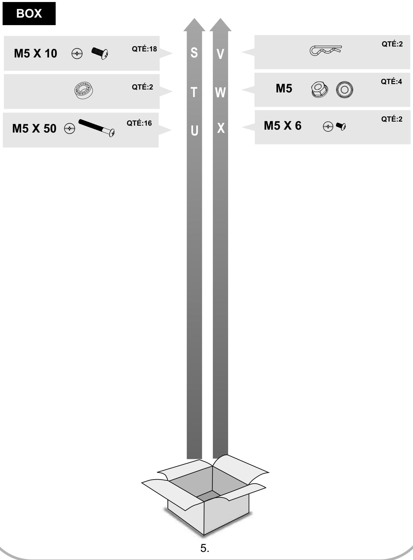 BRASERO OL 6454 SB INOX/NOIR - LISTE De PIECES - 1
