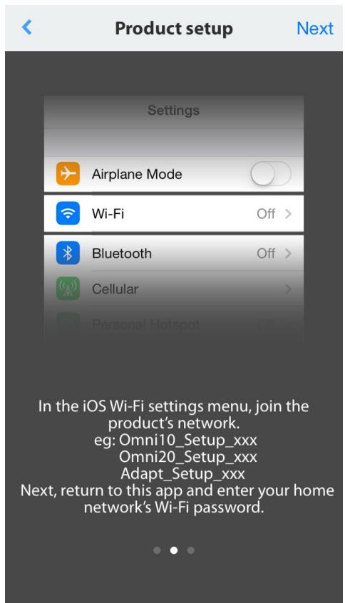 HARMAN KARDON OMNi 20 WHITE - Configuration du Wi-Fi - iOS® - 12