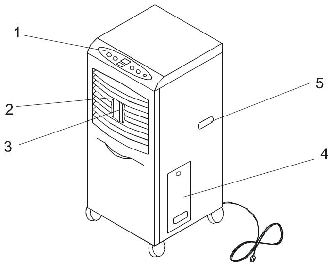 YACK YM-09 C1 BLANC - Le climatiseur mobile - 1