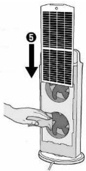DOMAIR DUOFAN - Le nettoyage du filtre - 2