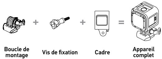GOPRO HERO 4 SESSION - Fixation de votre caméra aux supports - 1