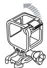 GOPRO HERO 4 SESSION - Pour installer la caméra dans THE FRAME : - 1