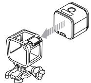GOPRO HERO 4 SESSION - Pour installer la caméra dans THE FRAME : - 2